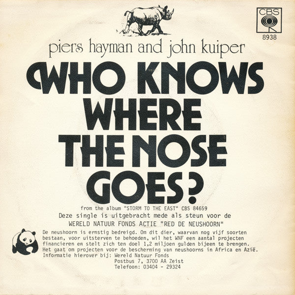 Piers Hayman & John Kuiper - Anybody's Friend Vinyl Singles Vinyl Very Good (VG) <br> Hoes Good Plus (G+)