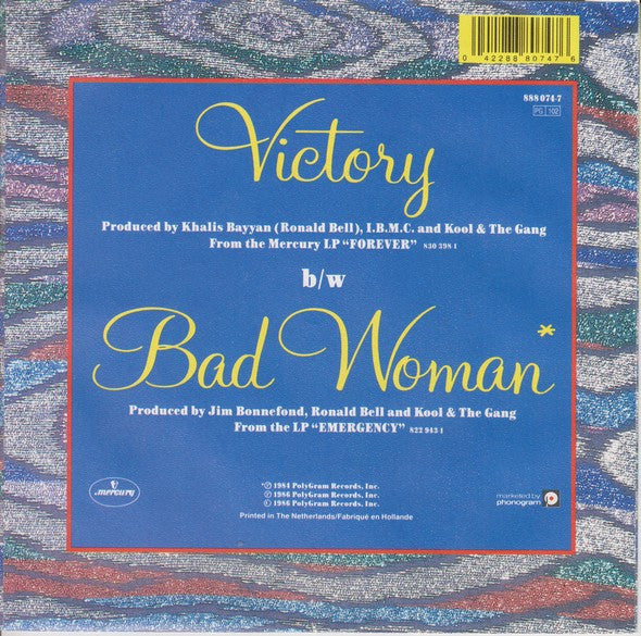 Kool & The Gang - Victory 30338 Vinyl Singles
