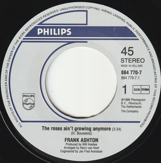 Frank Ashton - Roses Ain't Growing Anymore