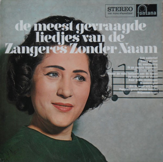 Zangeres Zonder Naam - De Meest Gevraagde Liedjes LP) Vinyl LP VINYLSINGLES.NL