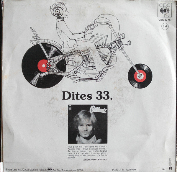 Michel Giliberti - Il Y A Chez Elle Vinyl Singles Vinyl Very Good (VG) <br> Hoes Good Plus (G+)