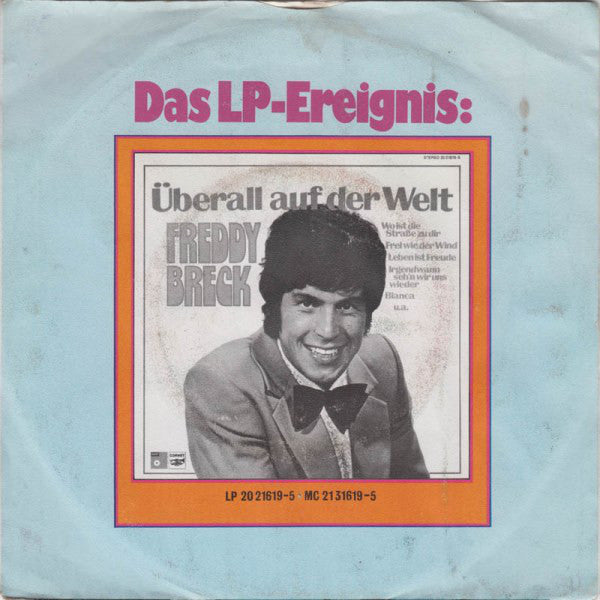 Freddy Breck - Bianca 42719 Vinyl Singles Vinyl Very Good (VG) <br> Hoes Good Plus (G+)