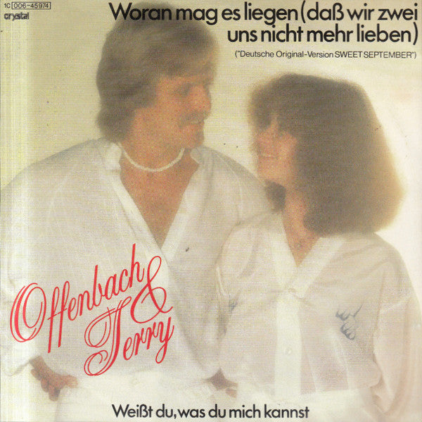 Offenbach & Terry - Woran Mag Es Liegen Vinyl Singles Vinyl Very Good (VG) <br> Hoes Good Plus (G+)