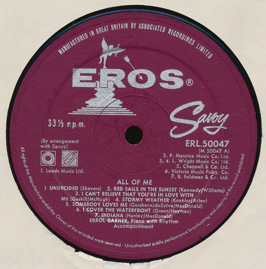 Erroll Garner - All Of Me (LP)