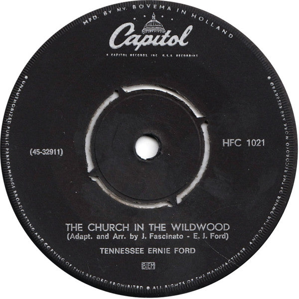 Tennessee Ernie Ford - Sings Hymns (Part *) : I Love To Tell The Story Vinyl Singles Vinyl Very Good (VG) <br> Hoes Generic