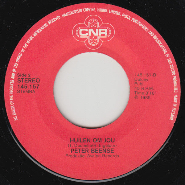 Peter Beense - Ik Zou Het Willen Schreeuwen Van De Toren 37551 Vinyl Singles Vinyl Very Good (VG) <br> Hoes Good Plus (G+)