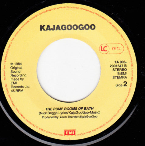 Kajagoogoo - Turn Your Back On Me Vinyl Singles