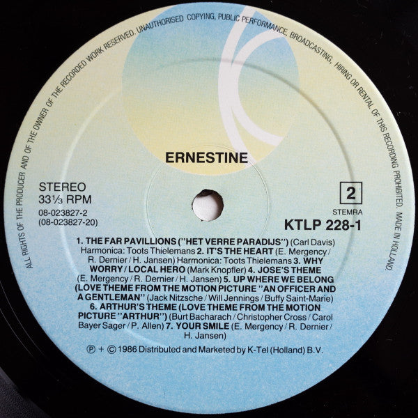 Ernestine Stoop - Ernestine (LP) Vinyl LP