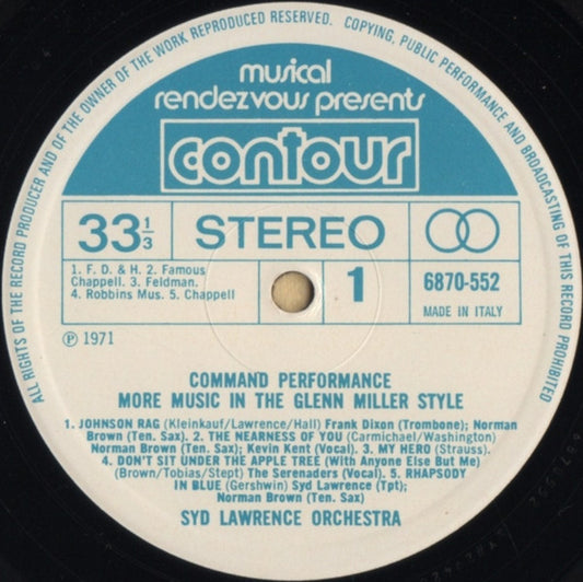 Syd Lawrence - Command Performance (LP)