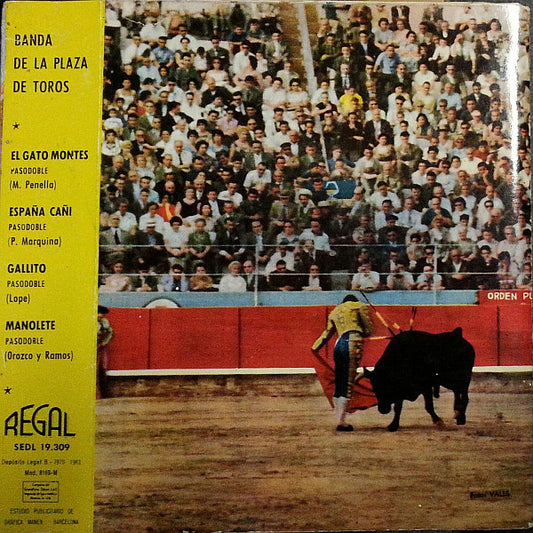 Banda De La Plaza De Toros - Pasodobles Vinyl Singles EP Vinyl Zeer Goed / Hoesje Goed "VINYLSINGLES.NL"