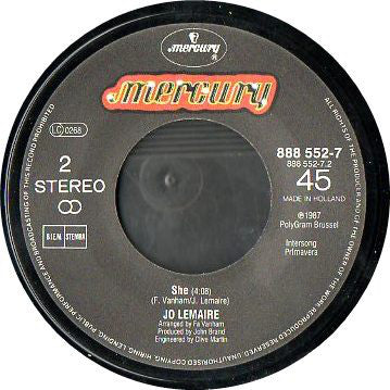 Jo Lemaire - Up Stand Vinyl Singles Vinyl Very Good (VG) <br> Hoes Good Plus (G+)