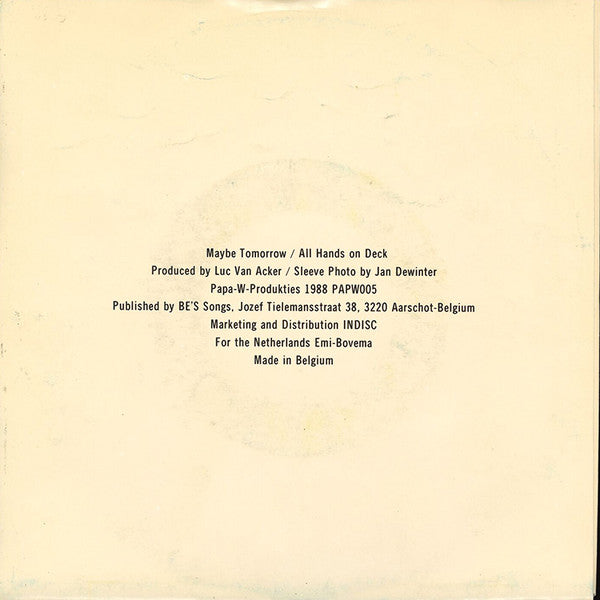 Won Ton Ton - Maybe Tomorrow (B-Keus) Vinyl Singles Vinyl Goed / Hoes Sticker