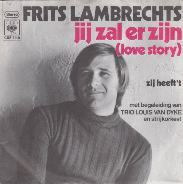 Frits Lambrechts - Jij Zal Er Zijn Vinyl Singles Vinyl Very Good (VG) <br> Hoes Good Plus (G+)