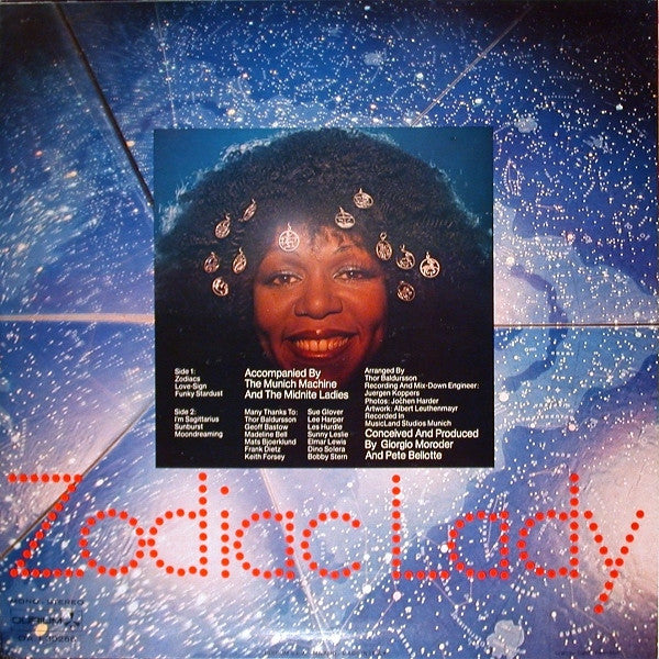 Roberta Kelly - Zodiac Lady (LP) Vinyl LP Vinyl Very Good (VG) <br> Hoes Good Plus (G+)