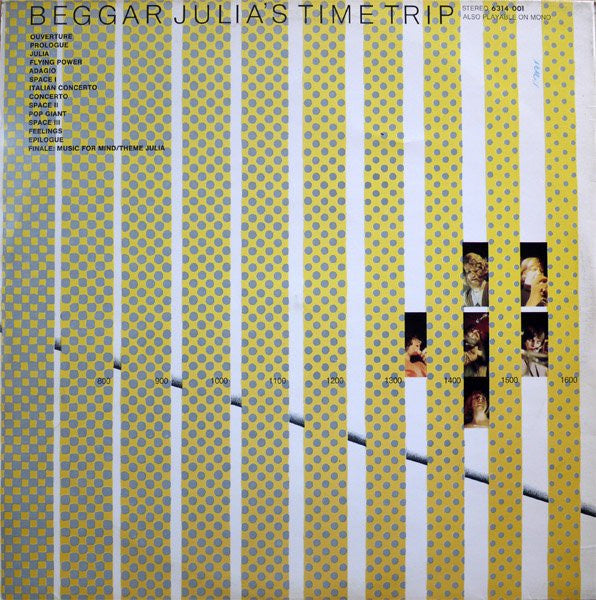 Ekseption - Beggar Julia's Time Trip (LP) Vinyl LP Vinyl Very Good (VG) <br> Hoes Good Plus (G+)