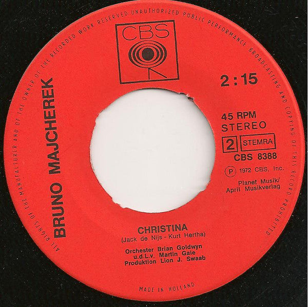 Bruno Majcherek - Mira Vinyl Singles