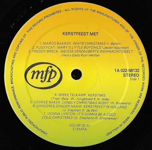 Various - Kerstfeest (LP) 45293