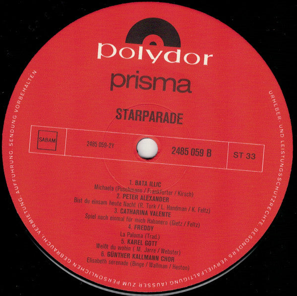 Various - Starparade (LP) Vinyl LP
