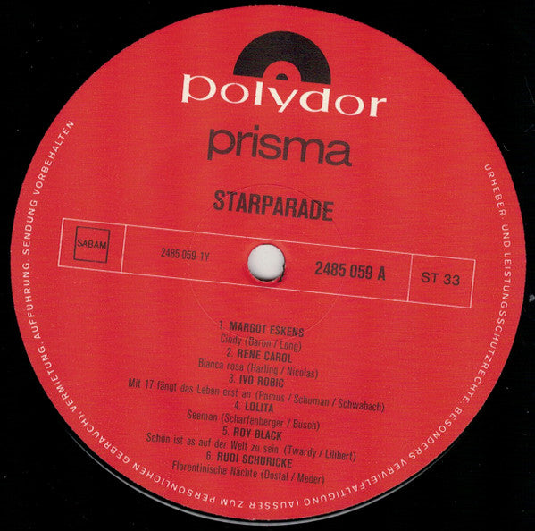 Various - Starparade (LP) Vinyl LP