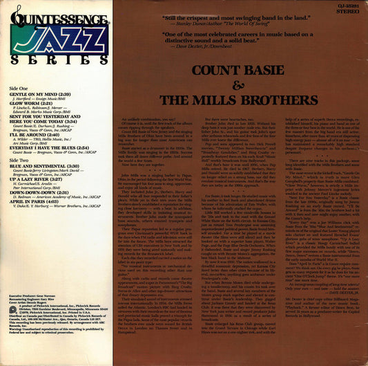 Count Basie & The Mills Brothers - Count Basie & The Mills Brothers (LP)
