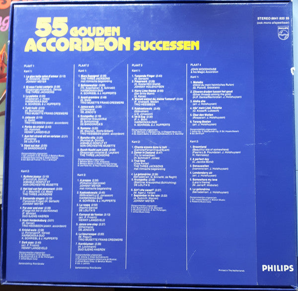 Various - Gouden Accordeon Successen (LP Box) Vinyl LP Vinyl Very Good (VG) <br> Hoes Good Plus (G+)