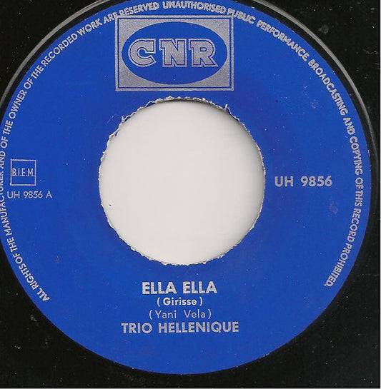 Trio Hellenique - Ella - Ella 40078 Vinyl Singles Vinyl Zeer Goed / Hoesje Goed "VINYLSINGLES.NL"