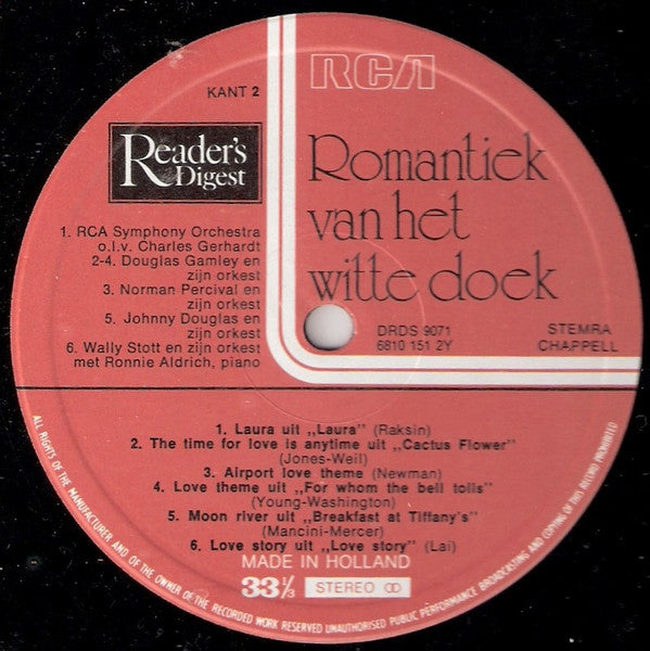 Romantiek Van Het Witte Doek (LP) Vinyl LP Vinyl Very Good (VG) <br> Hoes Good Plus (G+)