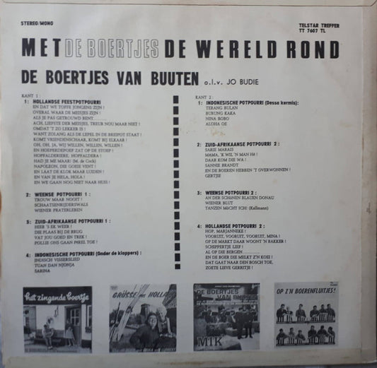 Boertjes Van Buuten - Met De Boertjes De Wereld Rond (LP)