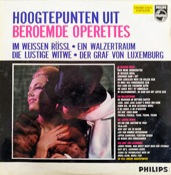 Various - Hoogtepunten Uit Beroemde Operettes (LP) Vinyl LP