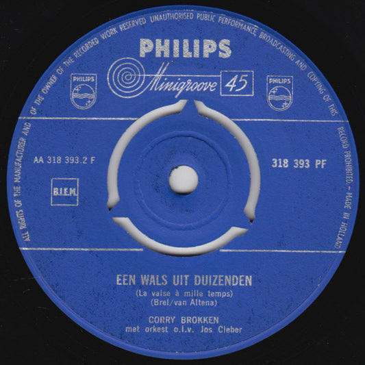 Corry Brokken - De Zigeuners 17915 Vinyl Singles Vinyl Zeer Goed / Hoesje Generic "VINYLSINGLES.NL"