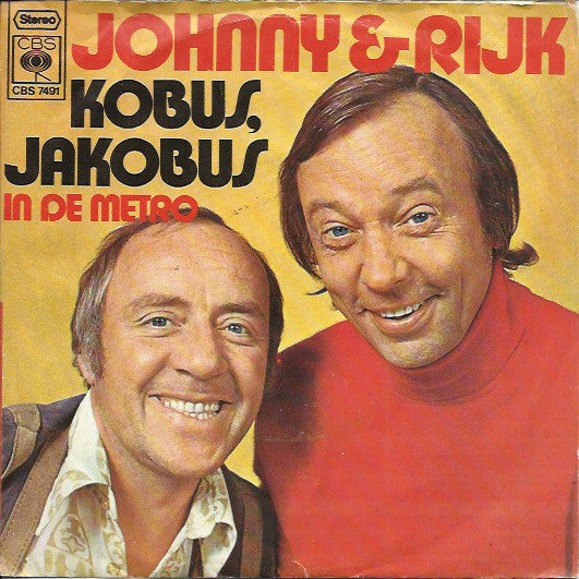 Johnny & Rijk - Kobus, Jakobus Vinyl Singles Vinyl (VG) <br> Hoes (G+)