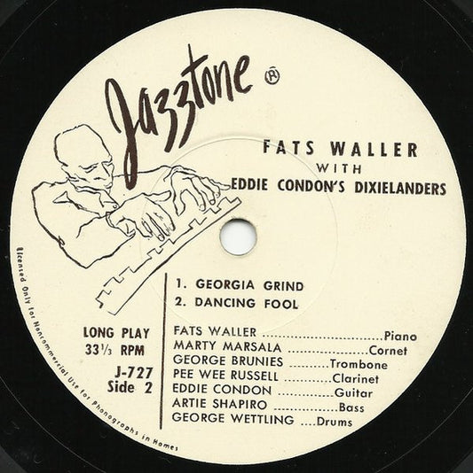 Fats Waller With Eddie Condon's Dixielanders - Fats Waller With Eddie Condon's Dixielanders