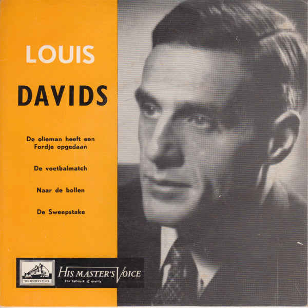 Louis Davids - De Olieman Heeft Een Fordje Opgedaan Vinyl Singles EP