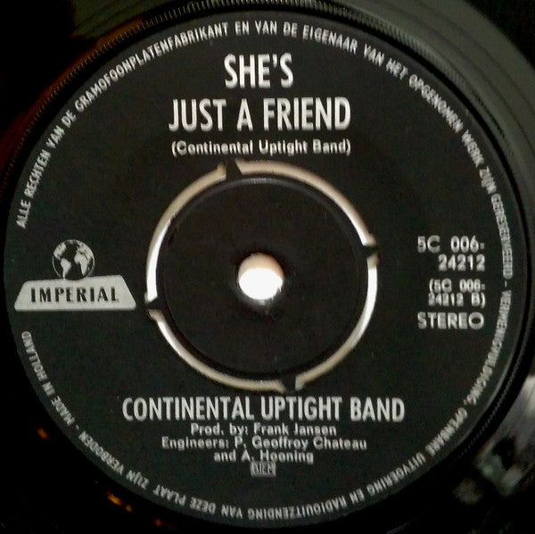 Continental Uptight Band - Please Sing A Song For Us Vinyl Singles