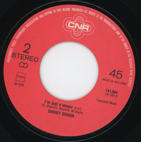 Silver Dollar Featuring: Danny Shann - Rock 'N Lady Vinyl Singles Vinyl Very Good (VG) <br> Hoes Good Plus (G+)