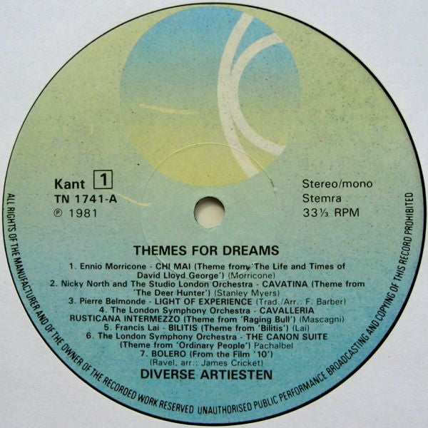 Various - Themes For Dreams (LP) Vinyl LP
