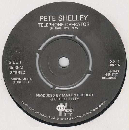 Pete Shelley - Telephone Operator