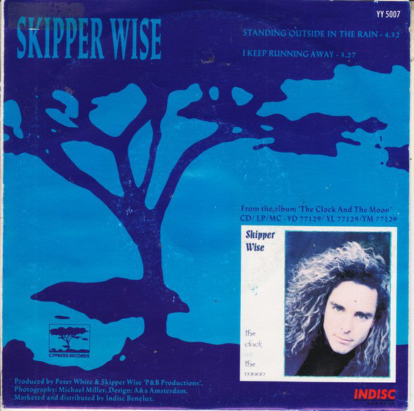 Skipper Wise - Standing Outside In The Rain Vinyl Singles Vinyl Very Good (VG) <br> Hoes Good Plus (G+)