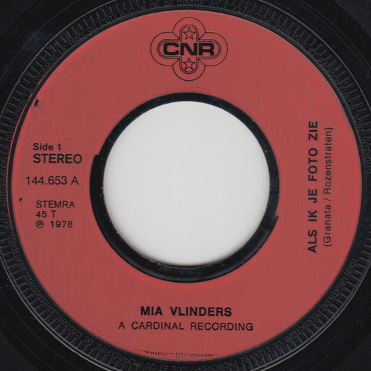 Mia Vlinders - Als Ik Je Foto Zie