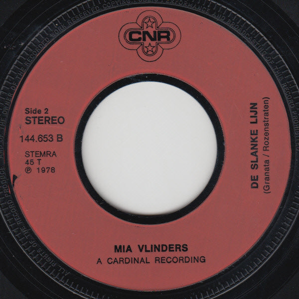 Mia Vlinders - Als Ik Je Foto Zie Vinyl Singles Vinyl Very Good (VG) <br> Hoes Good Plus (G+)