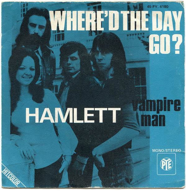 Hamlett - Where'd The Day Go Vinyl Singles Vinyl Very Good (VG) <br> Hoes Good Plus (G+)