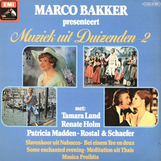 Marco Bakker - Muziek Uit De Duizenden-* (LP) Vinyl LP Vinyl Very Good (VG) <br> Hoes Good Plus (G+)