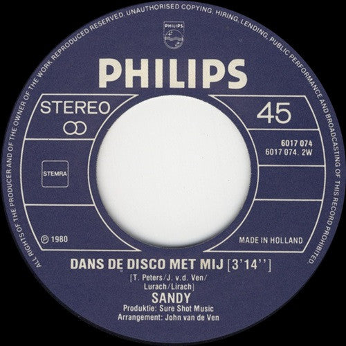 Sandy - Do Re Mi 05735 Vinyl Singles Vinyl Zeer Goed / Hoesje Goed "VINYLSINGLES.NL"