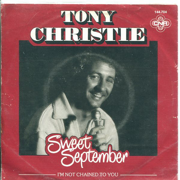 Tony Christie - Sweet September Vinyl Singles Vinyl Very Good (VG) <br> Hoes Good Plus (G+)