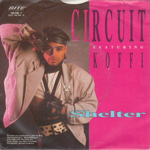 Circuit Featuring Koffi - Shelter Vinyl Singles Vinyl Very Good (VG) <br> Hoes Good Plus (G+)