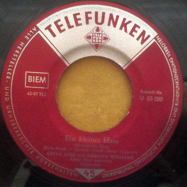 Gitta Lind - Christa Williams - Vaya Con Dios Vinyl Singles Vinyl Very Good (VG) <br> Hoes Good Plus (G+)