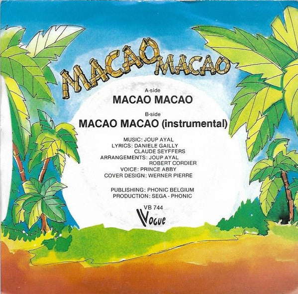 Macao Combo - Macao Macao Vinyl Singles Vinyl Very Good (VG) <br> Hoes Good Plus (G+)
