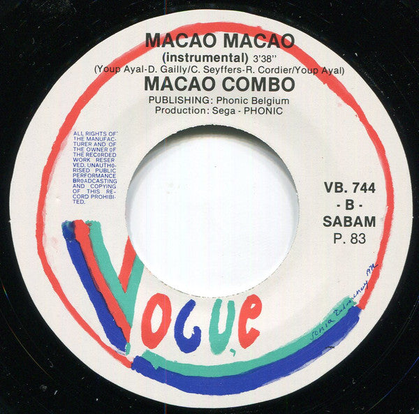 Macao Combo - Macao Macao Vinyl Singles