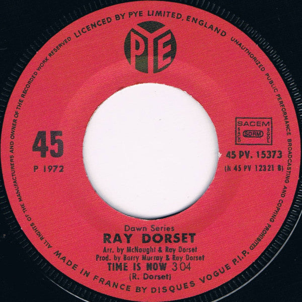 Ray Dorset - With Me Vinyl Singles Vinyl Very Good (VG) <br> Hoes Good Plus (G+)