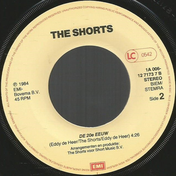 Shorts - Je Hebt Het Maar Geleend Vinyl Singles Vinyl Goed / Hoes Redelijk